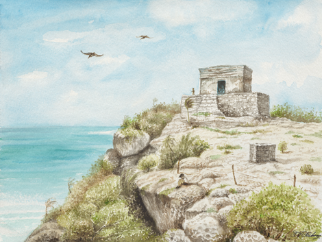 MEXICO - TULUM - A Historical Escape  - Temple of the Winds, Tulum