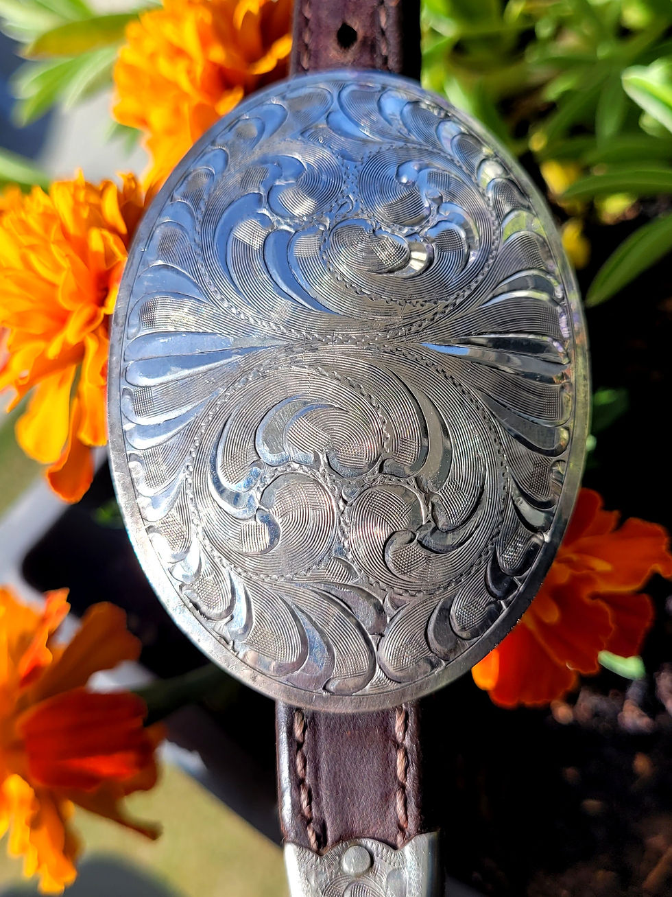 Thumbnail: Solid Sterling Headstall by Victor Custom Tack