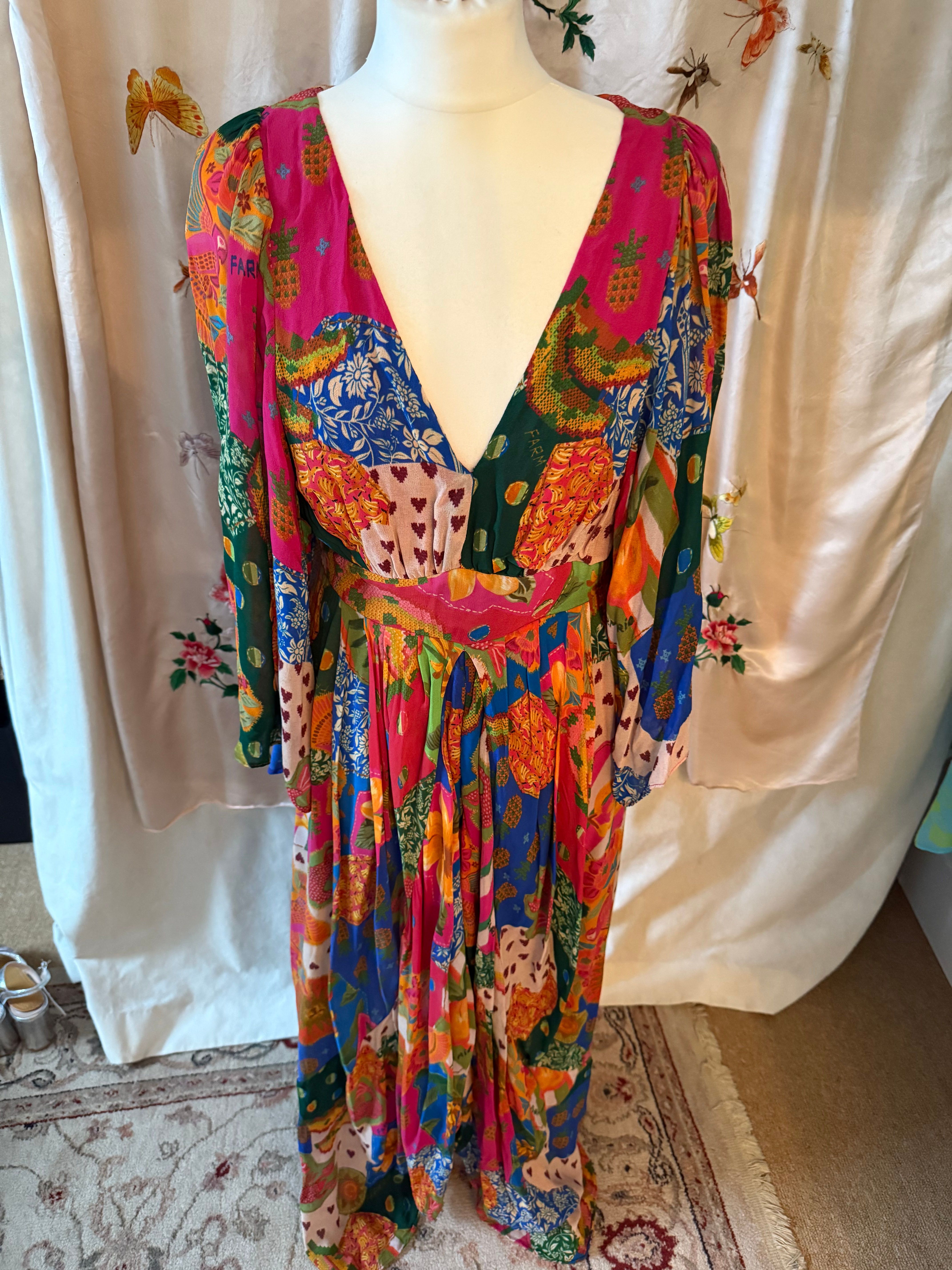 Gorgeous Farm Rio Print Dress