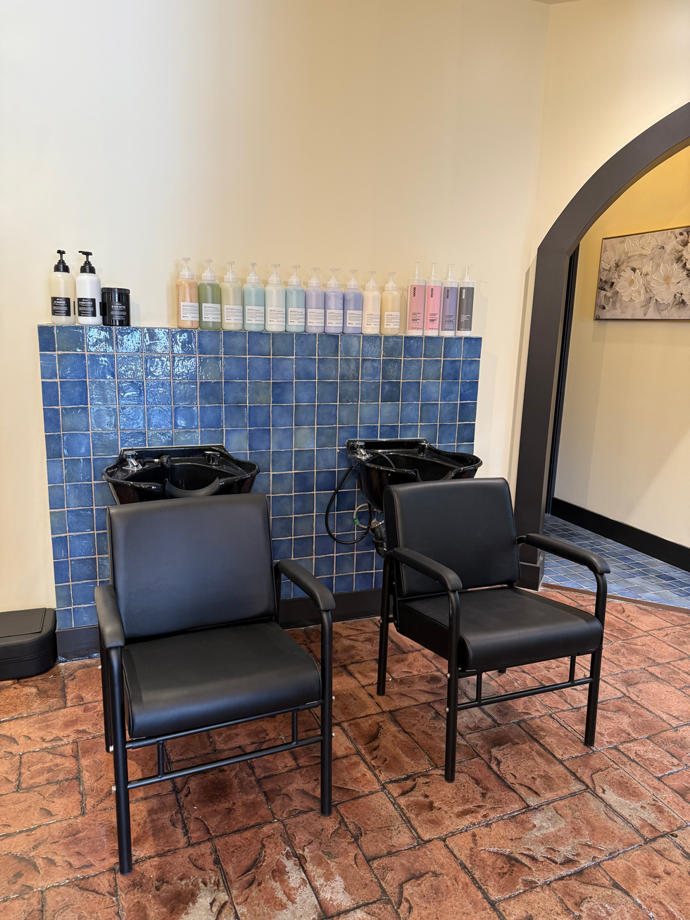 Shampoo station, Lawt Hair Salon in St. Albert