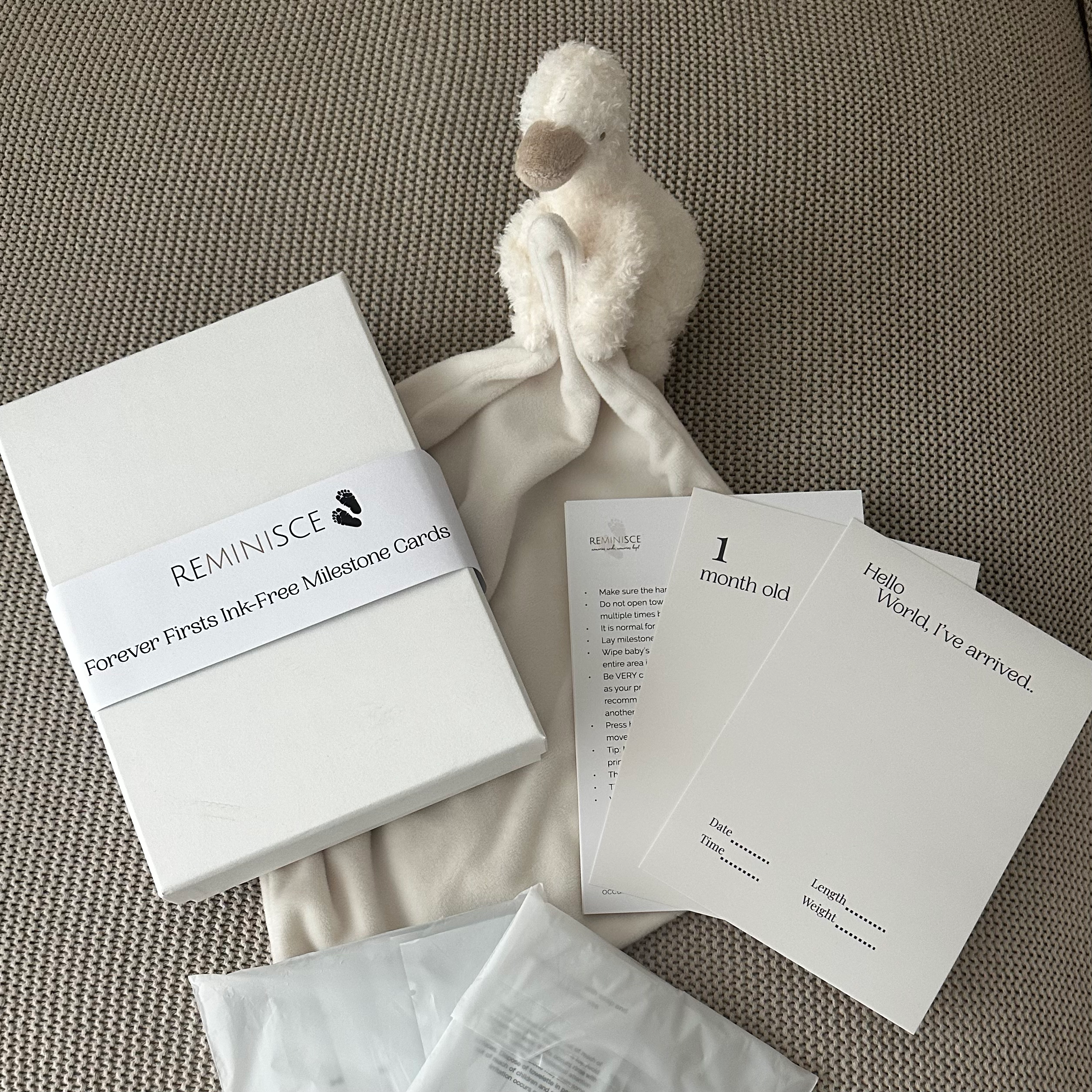 'My First Chapter' Ink-Free Milestone Cards