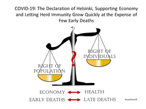 COVID-19: The Declaration of Helsinki, Economy & Letting Herd Immunity Grow Quickly at What Expense