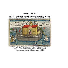 Noah’s Ark! RISK - Do you have a contingency plan!