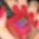 Red glitter nail polish