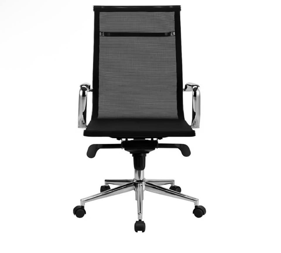 Thumbnail: Nicer Furniture Modern High Back Mesh Chair with Tilt Adjustable Seat, Black