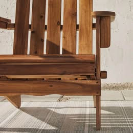 Thumbnail: Blackwell Acacia Foldable Outdoor Adirondack Chair 
