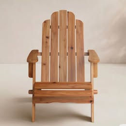 Thumbnail: Blackwell Acacia Foldable Outdoor Adirondack Chair 