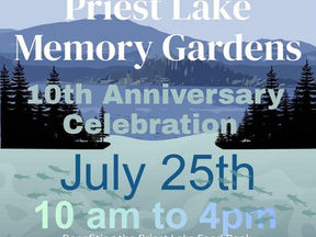 Join Us for the 10th Anniversary  of the Priest Lake Memory Garden 