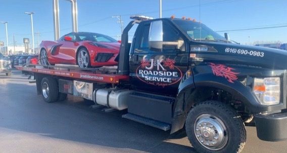 Emergency towing services in Lowell, Michigan