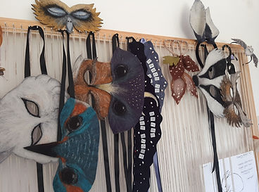 Wool Felt Masks & Accessories Made by Eleanor Hunt