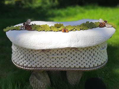 Wool Felt Coffin