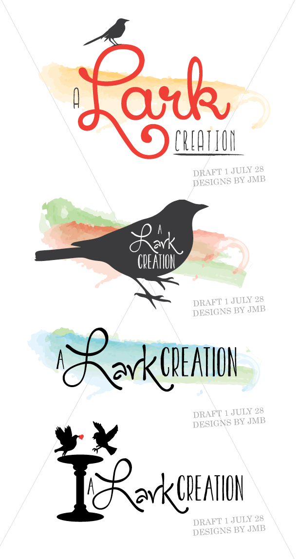 A Lark Creation Logo Concepts