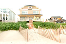 Beach front home on ocean isle north carolina