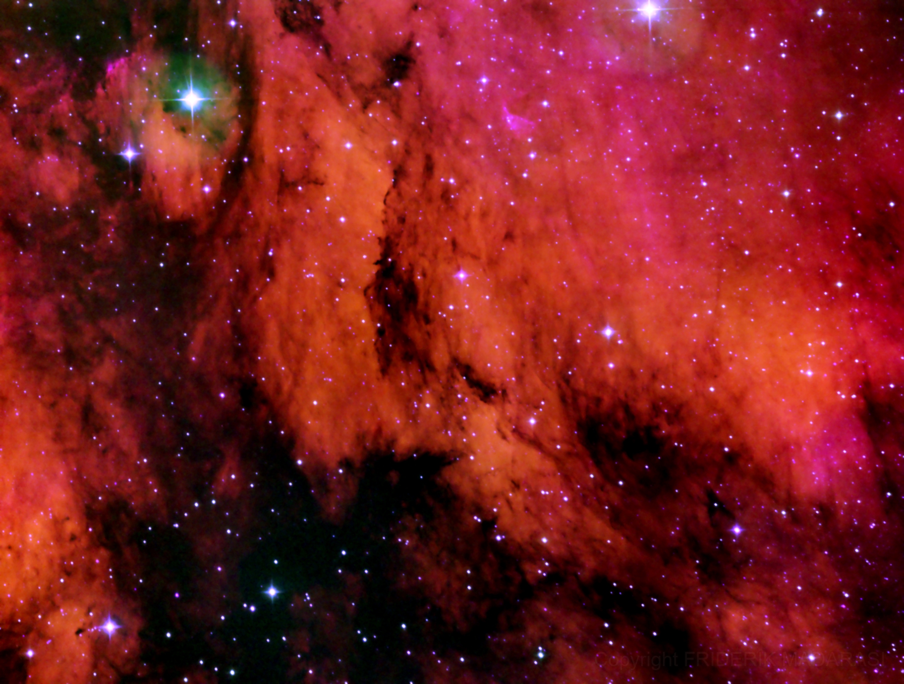 Pelican Nebula by Friderik Madarasi