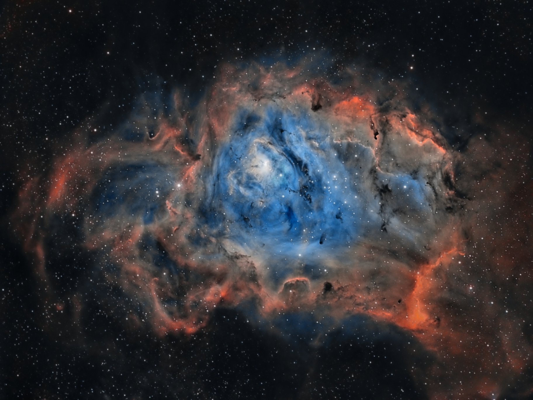 Lagoon Nebula by Frank Breslawski