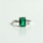 Emerald Solitaire Ring