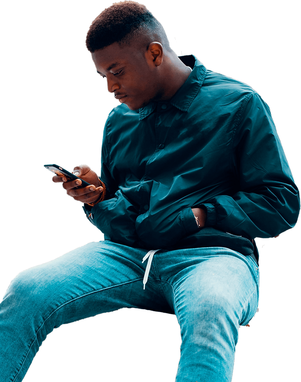 Man with phone