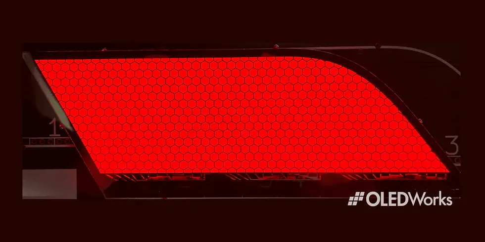 Red organic light emitting diode (OLED) panel