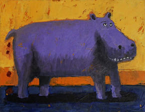 Hippo,50x60cm,2019, acrylic on canvas,.jpeg
