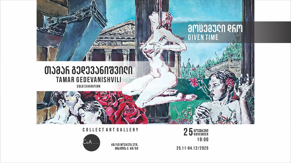 Given Time/ Tamar Gedevanishvili's Solo Exhibition