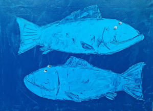 Pisces, 50x70,2022, Acrylic on Canvas,.jpeg