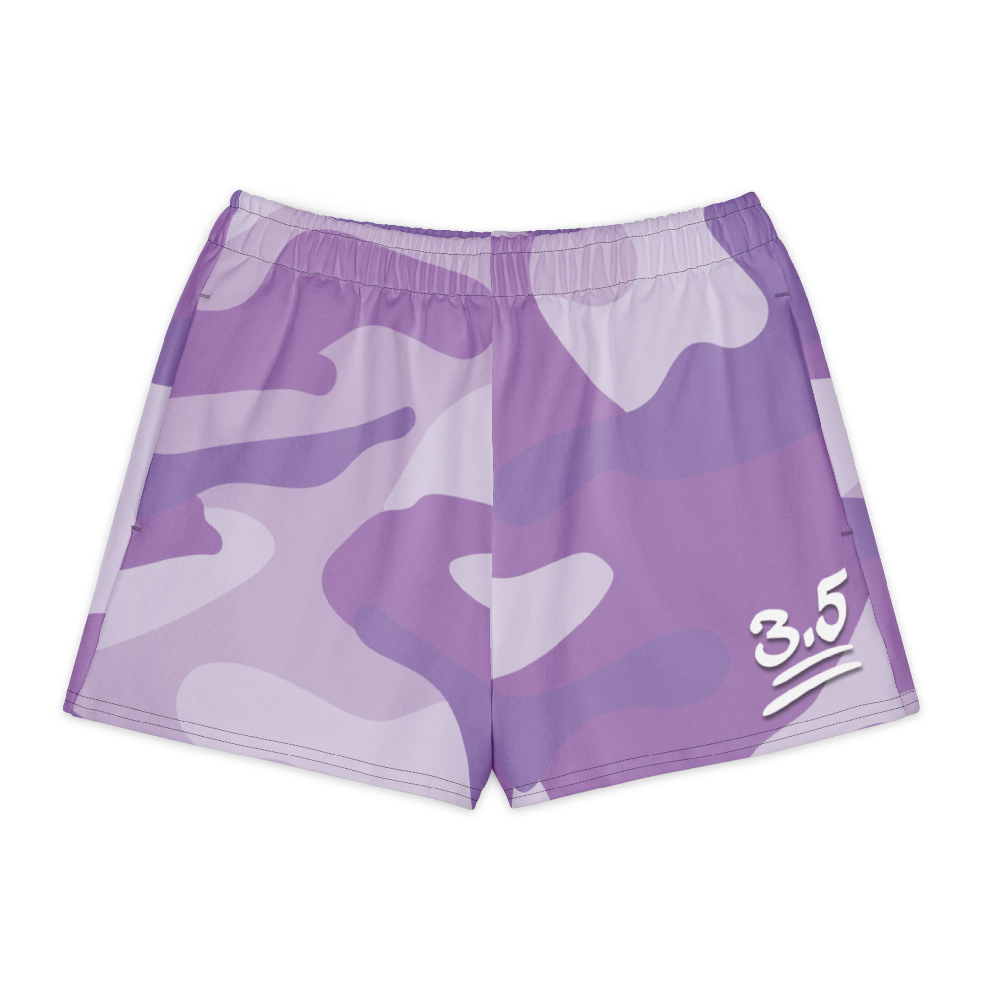 3point5 Camo Purple cotton shorts