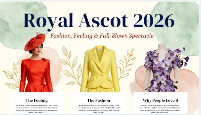 Pictures of ladies fashion at Royal Ascot.