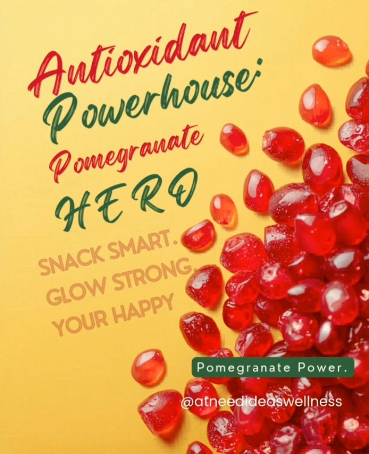 A power house of pomegranate seeds!