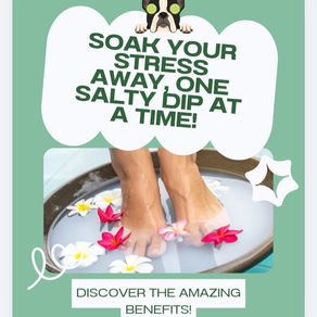 The Magic of a Salt Foot Soak: Relax, Recharge, and Rejuvenate
