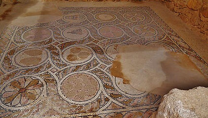Masada_Massada_Byzantinische_Kirche_Mosaik_2.JPG