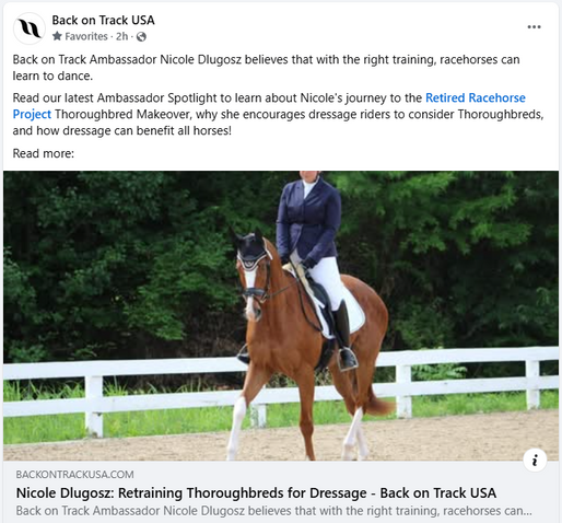 Social Media Spotlight: Back On Track Ambassador