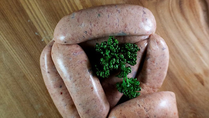 Caramelized onion Sausages