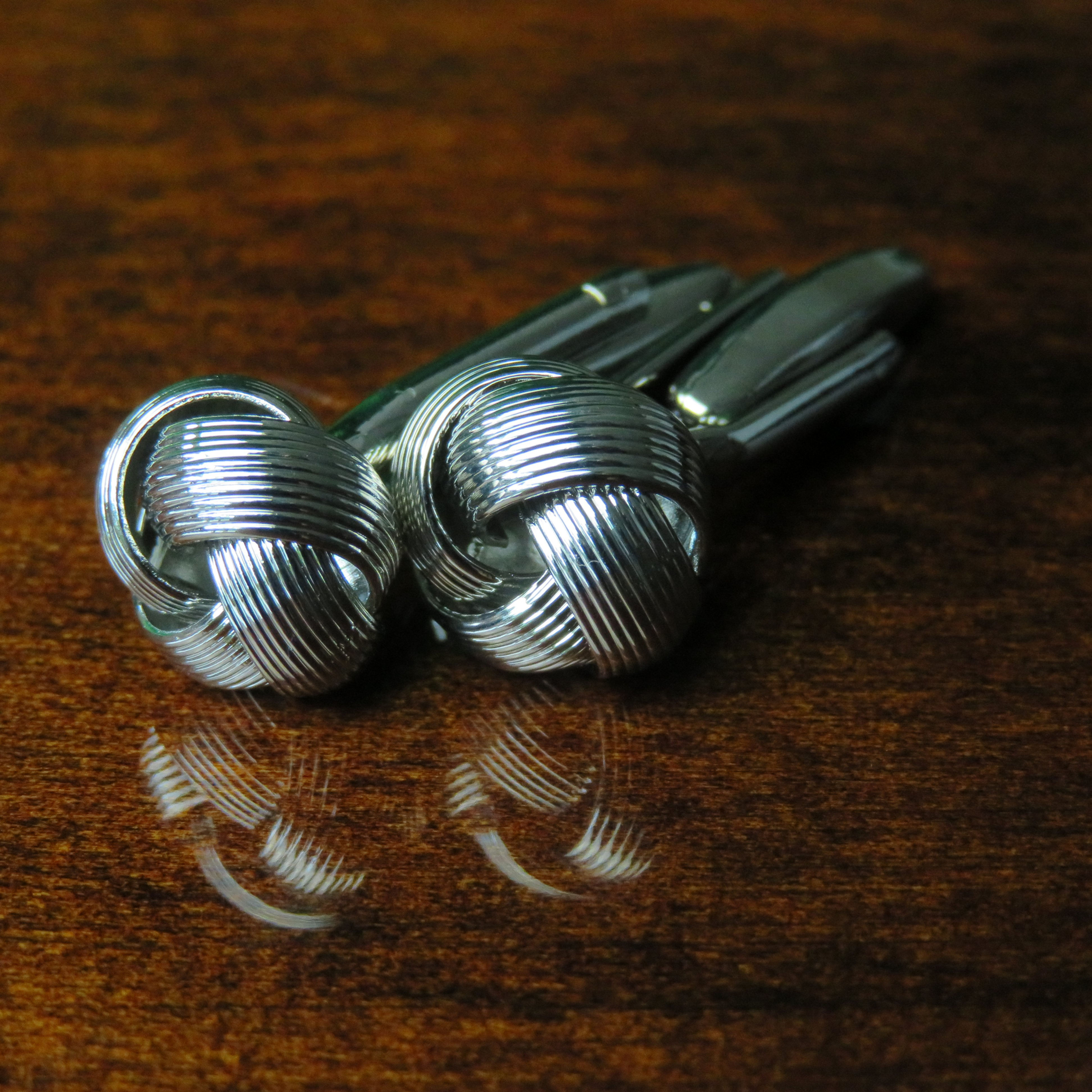 Silver Knots Cufflinks