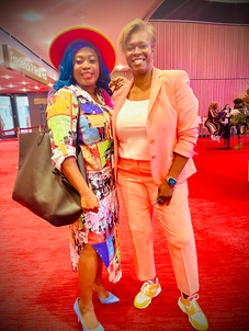Dr. Nakita Davis and Dr. Wendy Borlabi (Chicago Bulls Mental Performance Director)