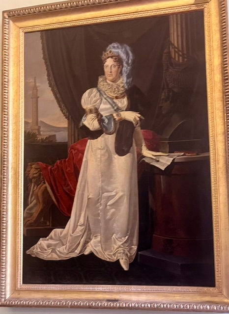 Image: Queen Maria’s portrait at Reggia De Caserta