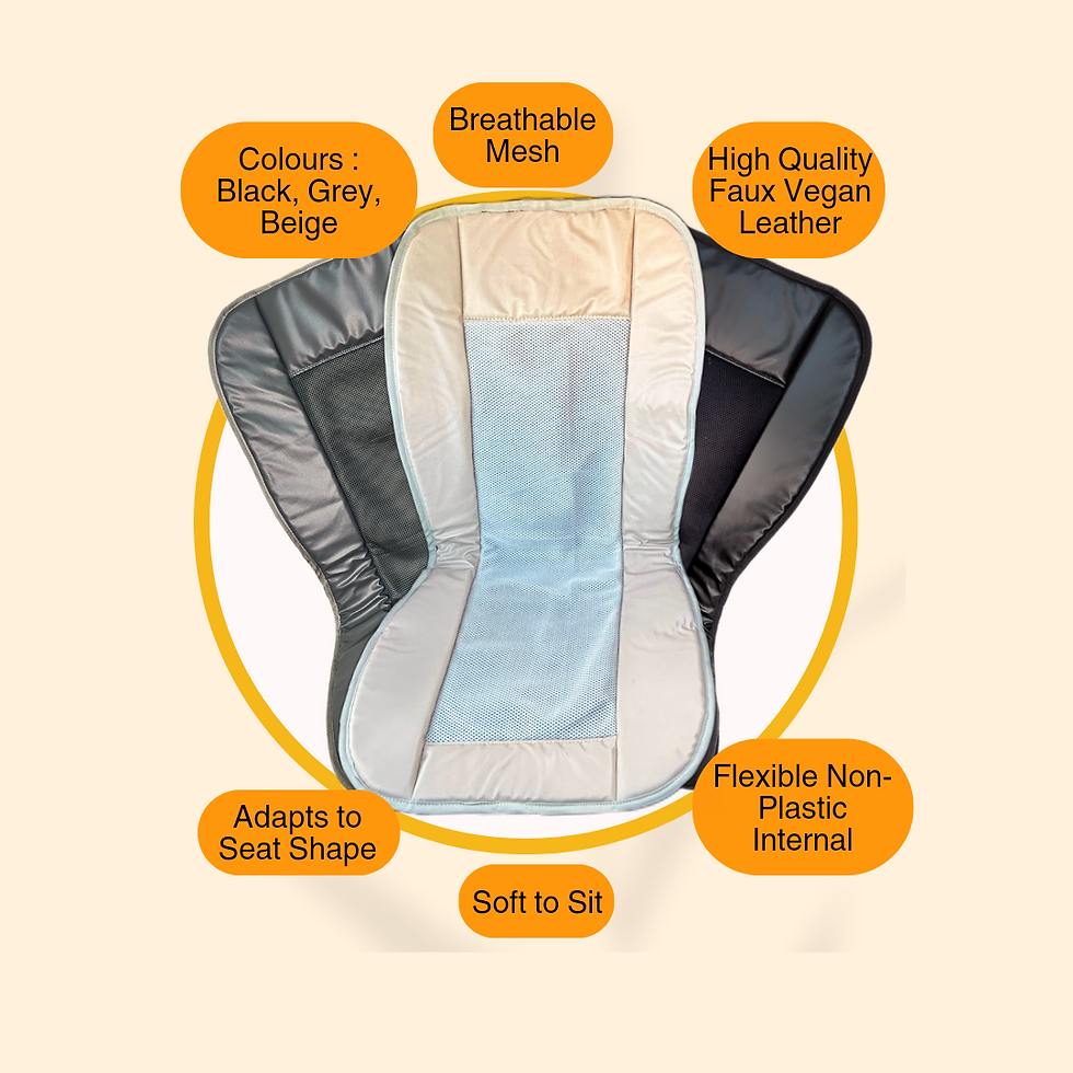 Thumbnail: Beige Ventilated Seat Cover [use code VENT10 for 10% off]