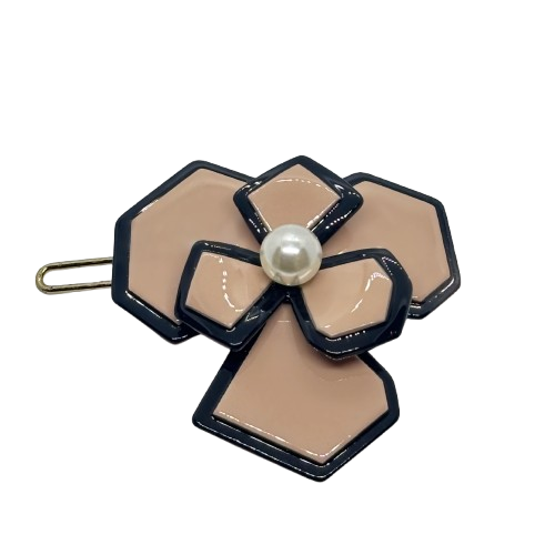 Clip Camélia Desing Rosa