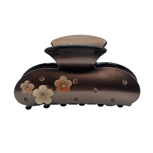 Piranha Flores Marrom