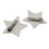 Miniatura: Pinça Estrela Cru Bolinha ( Par )