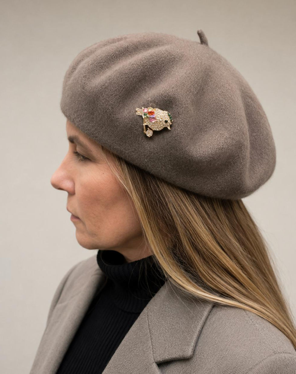 Miniatura: Broche Agulha Pássaro