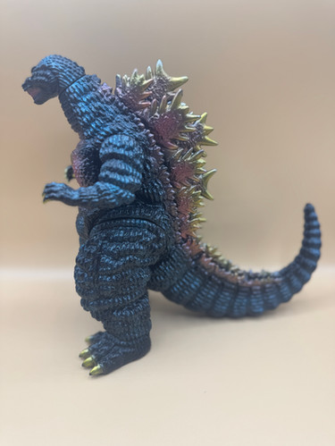 Y*u様 Marmit ゴジラ Marmit Vinyl Paradise. Godzilla & Ghidorah. Battle of the green