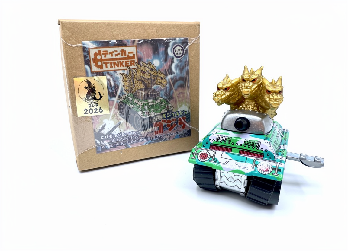 King Ghidorah Tinker Toy - Wonder Festival Winter Exclusive (Black Seed, 2026)