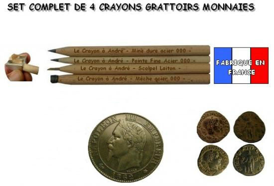 Miniature : SET 4 Crayons Grattoirs