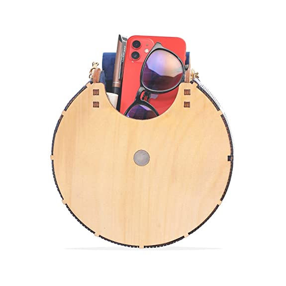 Thumbnail: luxury wooden bag for women