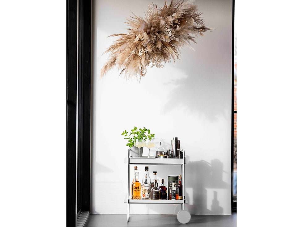 Thumbnail: ZONE DENMARK A-Collection Cocktail Trolley - Black