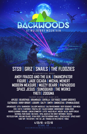 STS9, GRiZ, Snails, The Floozies, Andy Frasco & The U.N. and More Headline 2018 Backwoods on Mul