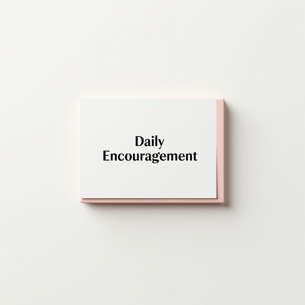 Daily Encouragement Card