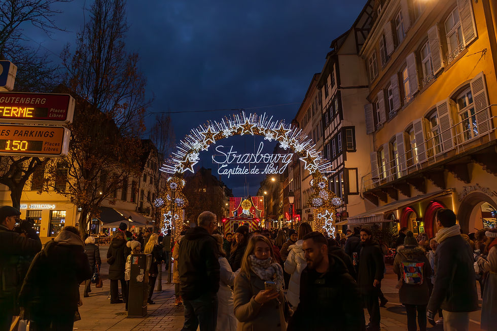 Strasbourg Mercatino di Natale - alsazia - capitale del natale