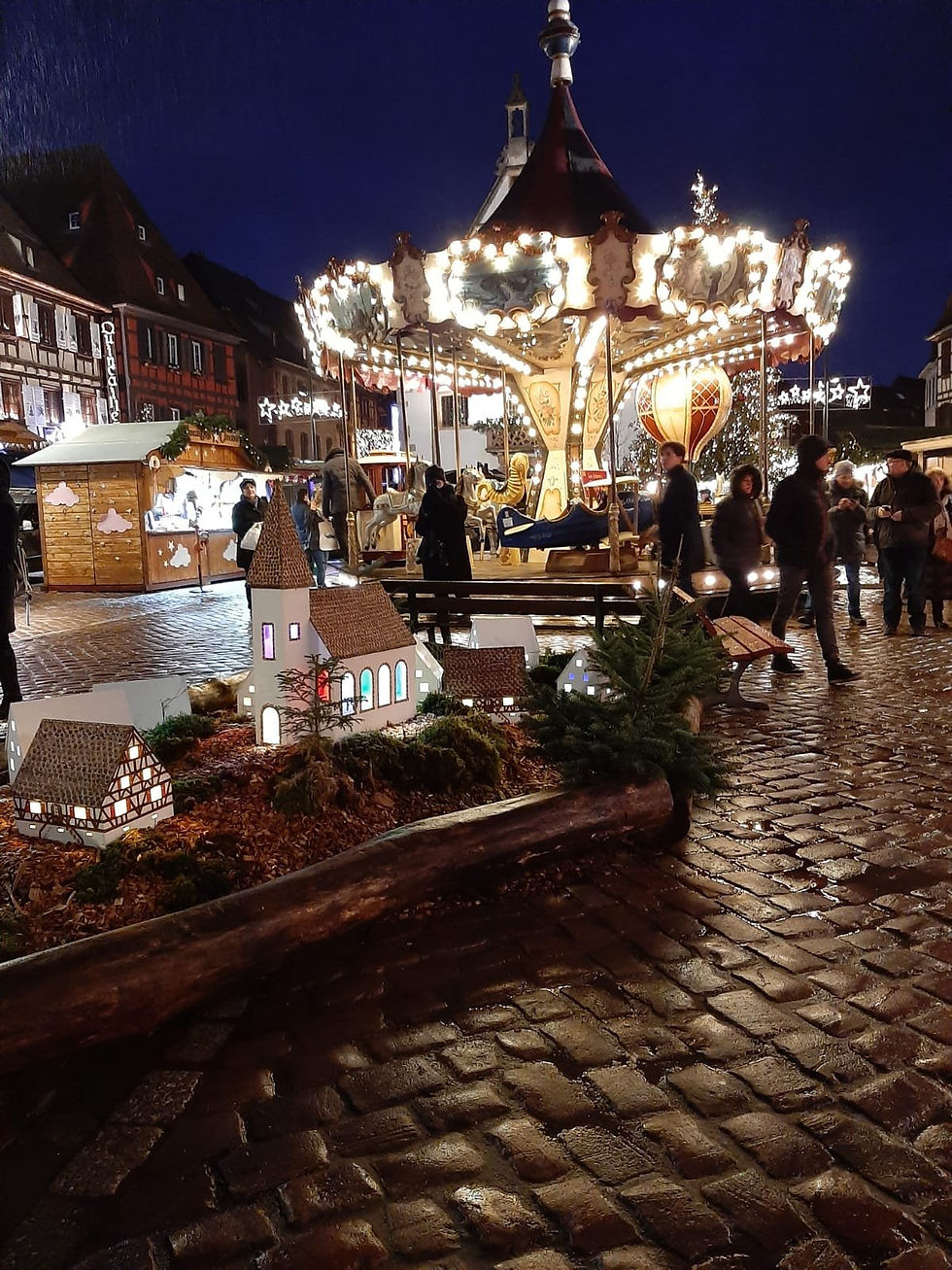 Obernai - Mercatino di natale - Alsazia