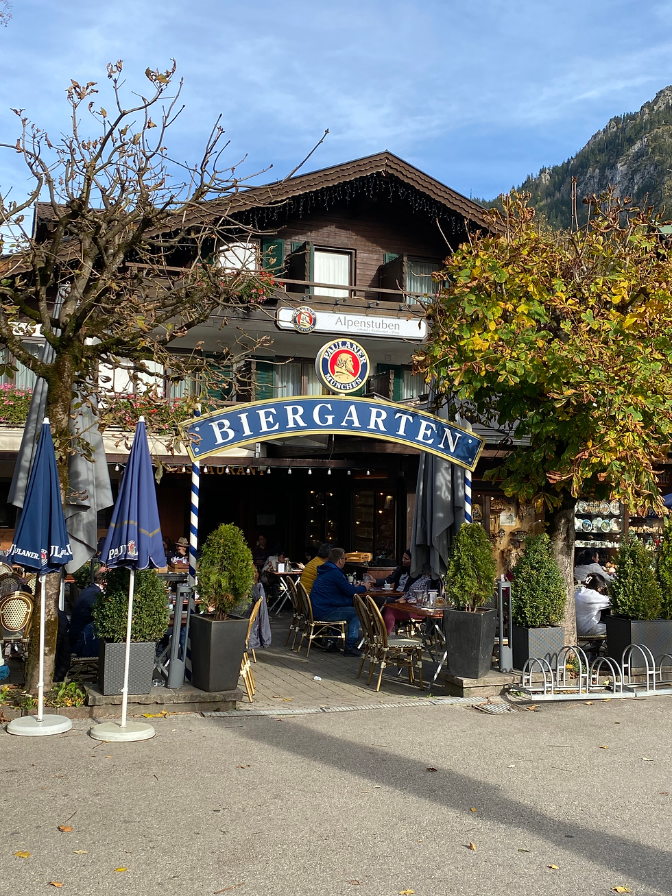 dove mangiare ai castelli di Baviera